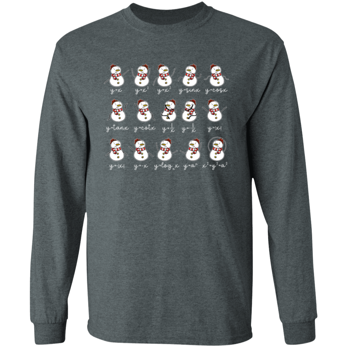 Sonwman Mathematical Formula Teacher Vintage G540 LS T-Shirt 5.3 oz. - letter