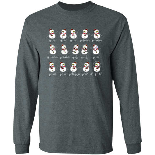 Sonwman Mathematical Formula Teacher Vintage G540 LS T-Shirt 5.3 oz. - letter