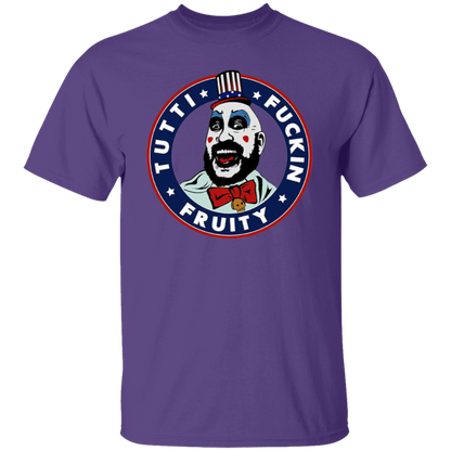 Captain Spaulding Tutti Fuckin Fruity Horror Halloween Vintage T-Shirt - leleart