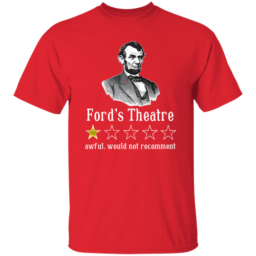 Ford's Theatre Awful Would Not Recommend Teacher Vintage Unisex  T-Shirt - letter