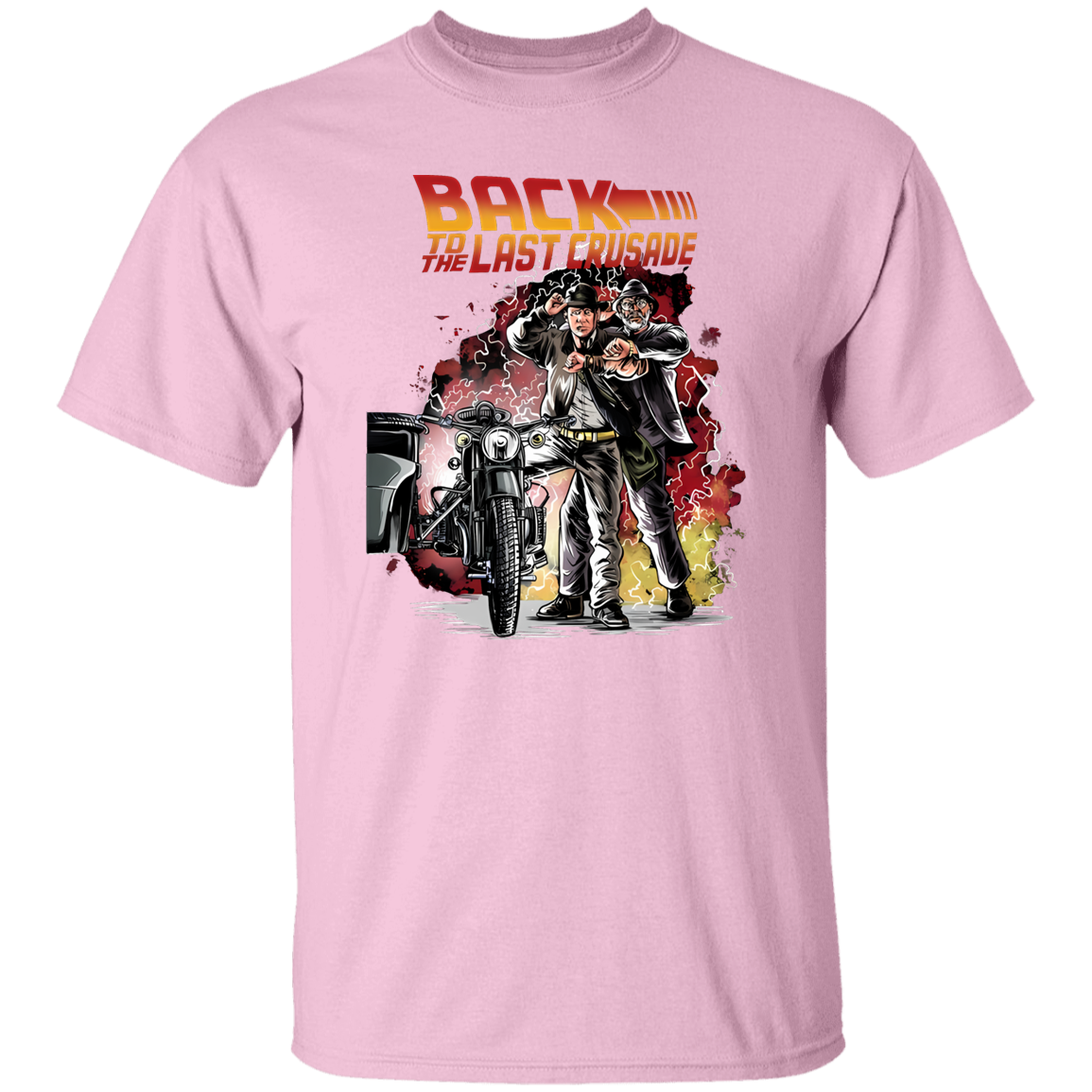 G500 5.3 oz. T-Shirt Back To The Last Crusade Indiana Jones T-Shirt