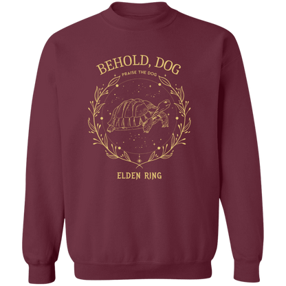 Behold Dog Elden Ring Crewneck Pullover Sweatshirt - WS30072401