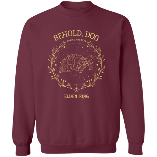 Behold Dog Elden Ring Crewneck Pullover Sweatshirt - WS30072401