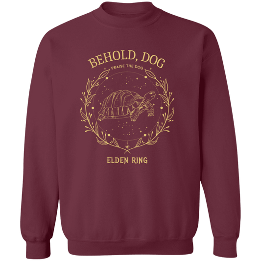 Behold Dog Elden Ring Crewneck Pullover Sweatshirt - WS30072401