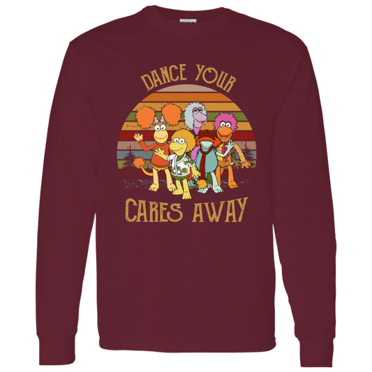 Fraggle Rock Dance Your Cares Away Sunset Long Sleeve