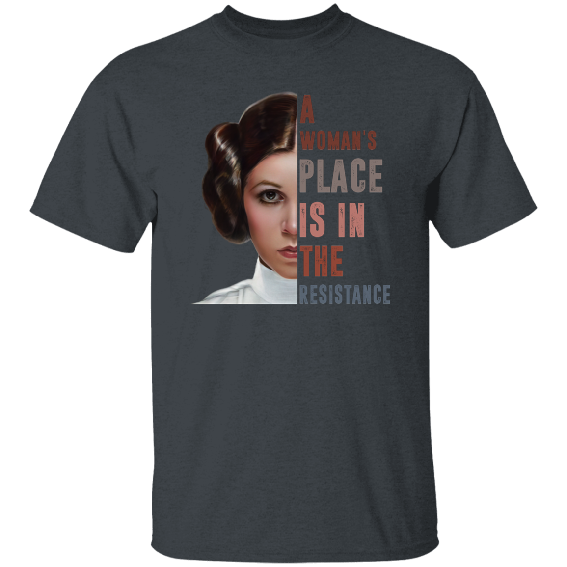 Princess Leia A Woman’s Place Is In The Resistance Vintage T-Shirt