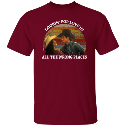Lookin' for Love In All The Wrong Places Vintage T-Shirt