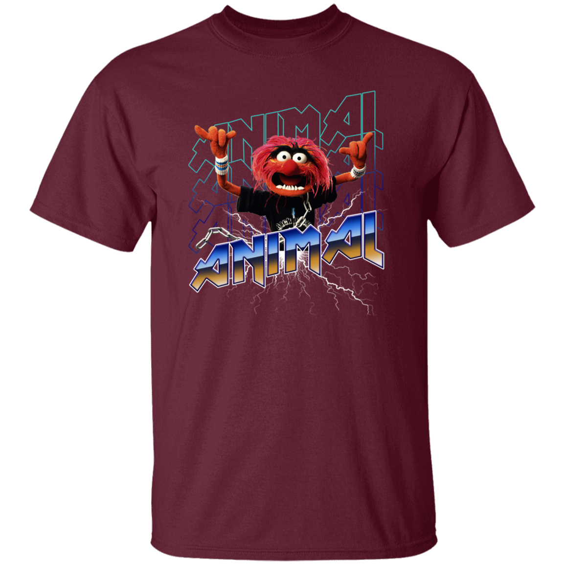 The Muppets Animal Rock Unisex Vintage T-Shirt