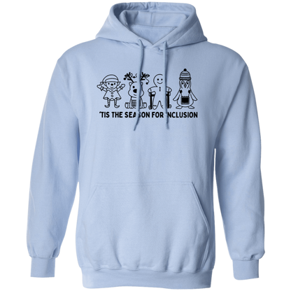 Tis The Season For Inclusion Teacher Vintage Pullover Hoodie