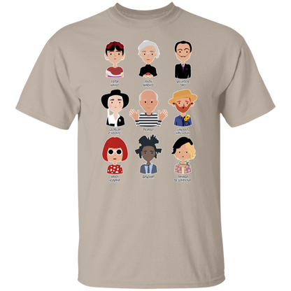 The Greatest Painters Of All Time Teacher Vintage Unisex  T-Shirt - letter