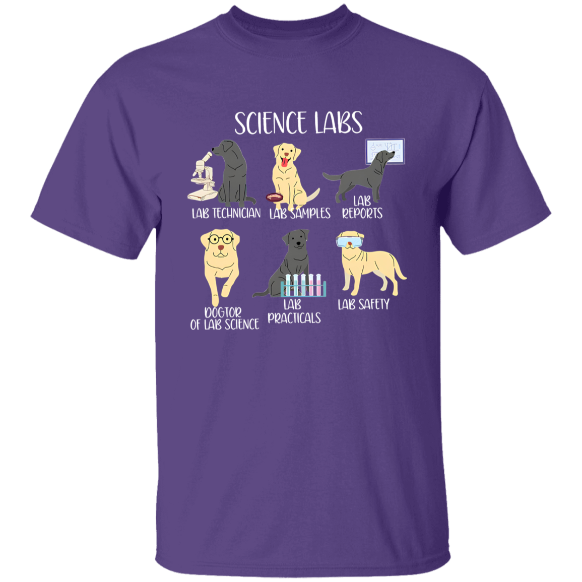 Labrador Retriever Funny Science Teacher Vintage T-Shirt - YOUTH