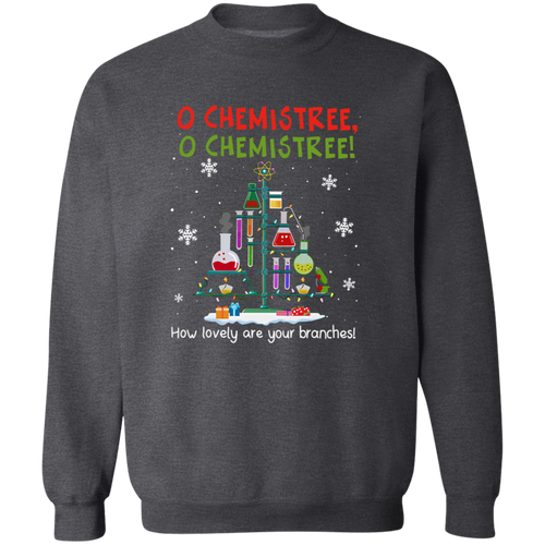 O Chemistree How Lovely Are Your Branches Teacher Vintage G180 Gildan Crewneck Pullover Sweatshirt - letter