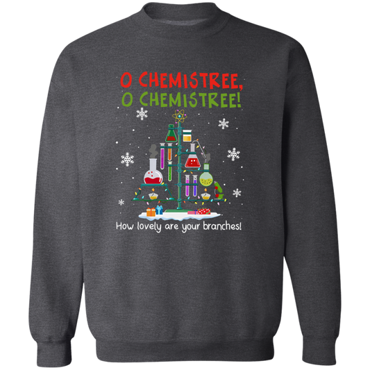 O Chemistree How Lovely Are Your Branches Teacher Vintage G180 Gildan Crewneck Pullover Sweatshirt - letter