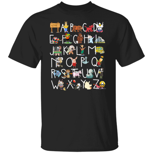 26 Alphabet Animals Teacher T-Shirt - lapicta