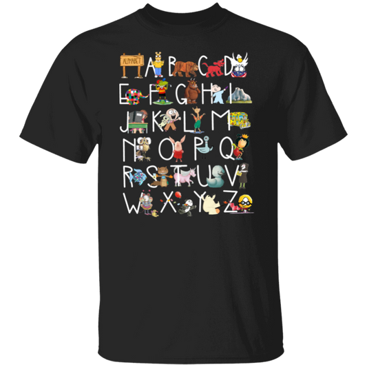 26 Alphabet Animals Teacher T-Shirt - lapicta