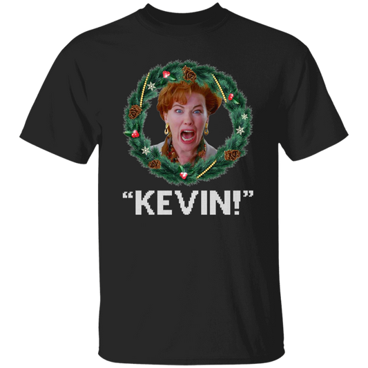 Kevin Home Alone Christmas Vintage T-Shirt, Home Alone Shirt, Comedy Movie Shirt, Christmas Shirt, Christmas Movie Shirt, Kevin Shirt	G500 5.3 oz. T-Shirt