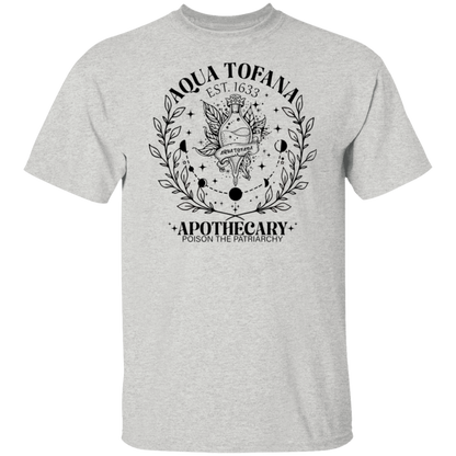 G500 5.3 oz. T-Shirt G500 5.3 oz. T-Shirt Aqua Tofana Apothecary Poison The Patriarchy Shirt - ID19112417