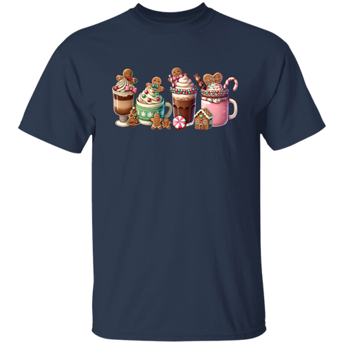Gingerbread Christmas Coffee Vintage Unisex T-Shirt - lucy - ID30102432
