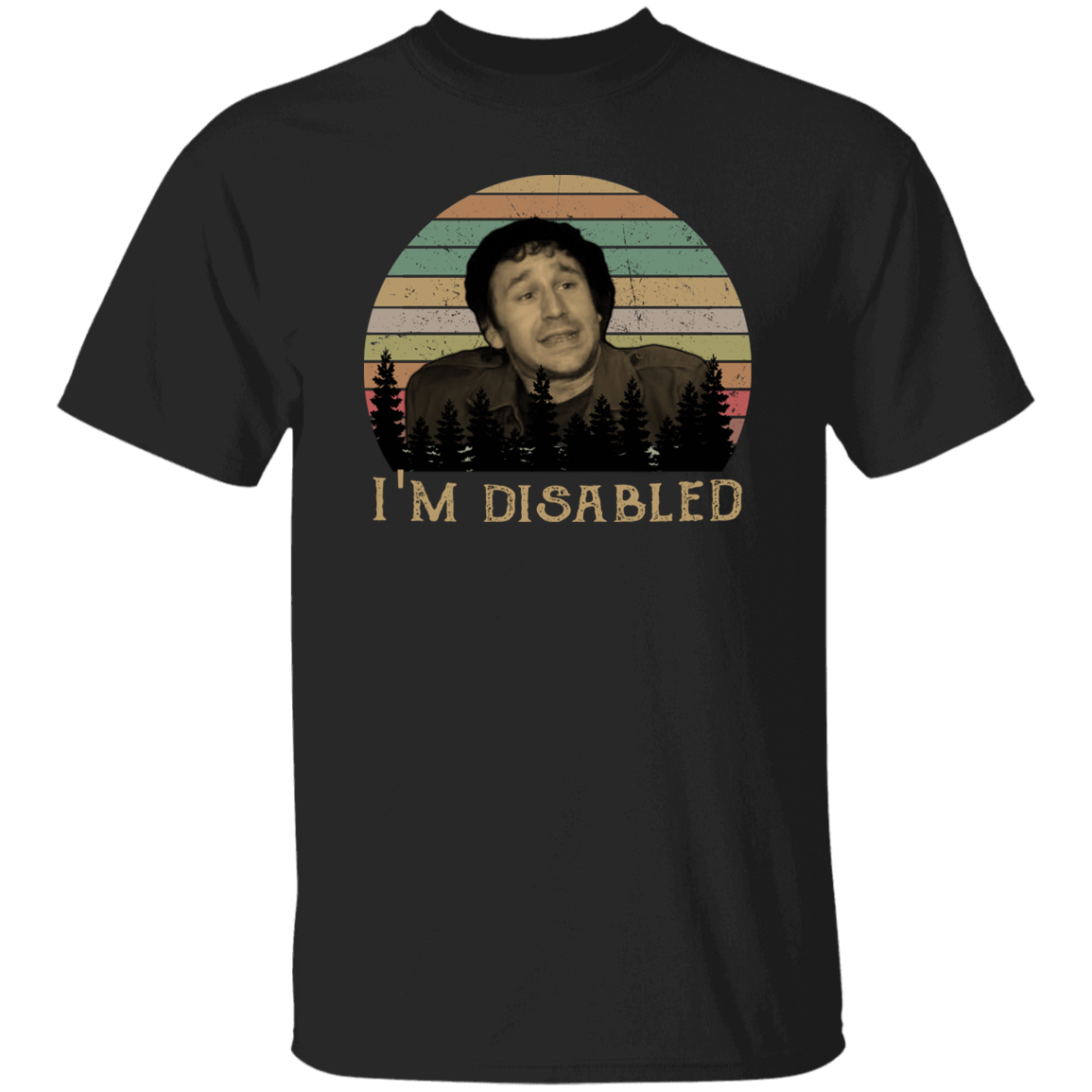 G500 5.3 oz. T-Shirt Camiseta Vintage I'm Disabled Vintage T-Shirt