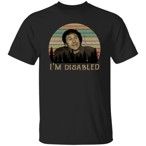 G500 5.3 oz. T-Shirt Camiseta Vintage I'm Disabled Vintage T-Shirt