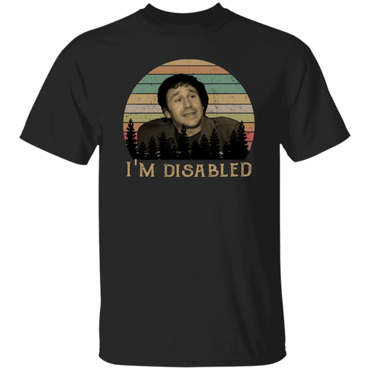 G500 5.3 oz. T-Shirt Camiseta Vintage I'm Disabled Vintage T-Shirt
