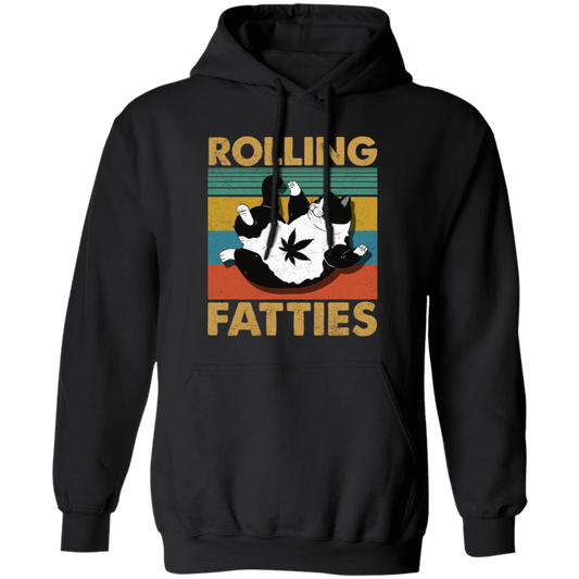 Rolling Fatties Vintage Retro  Hoodie - ID13062403