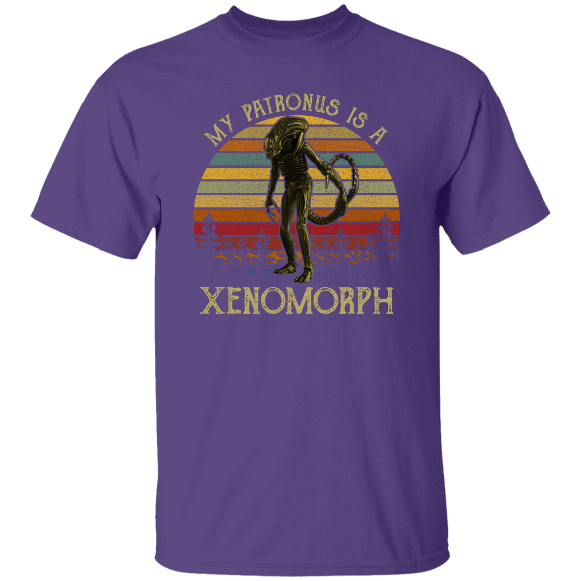 G500 5.3 oz. T-Shirt My Patronus is A Xenomorph Vintage T-shirt