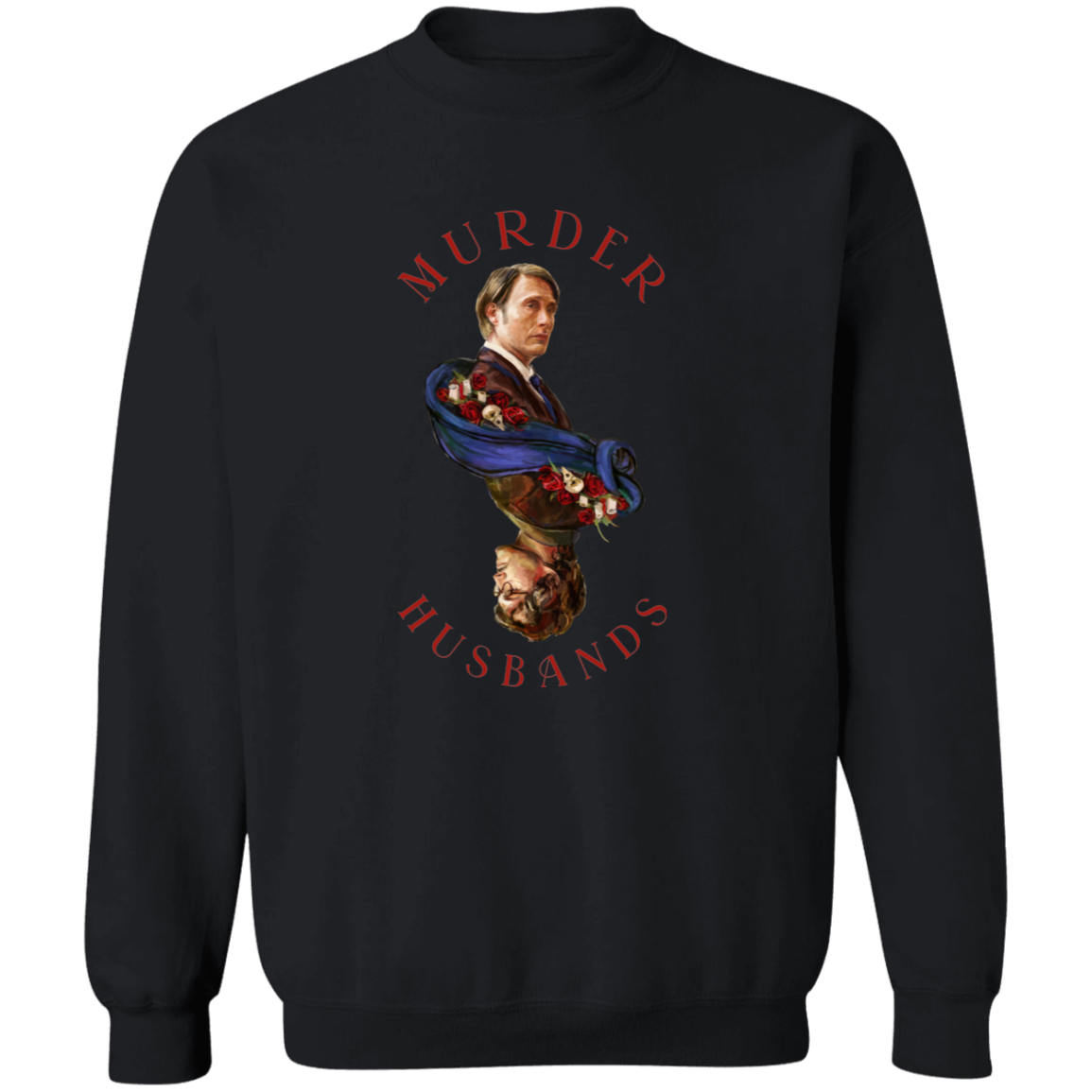 Hannigram Hinnibal Lecter Vintage Crewneck Pullover Sweatshirt - ID19062412