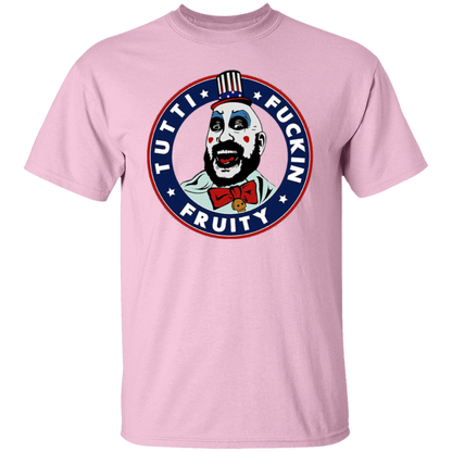 Captain Spaulding Tutti Fuckin Fruity Horror Halloween Vintage T-Shirt - leleart