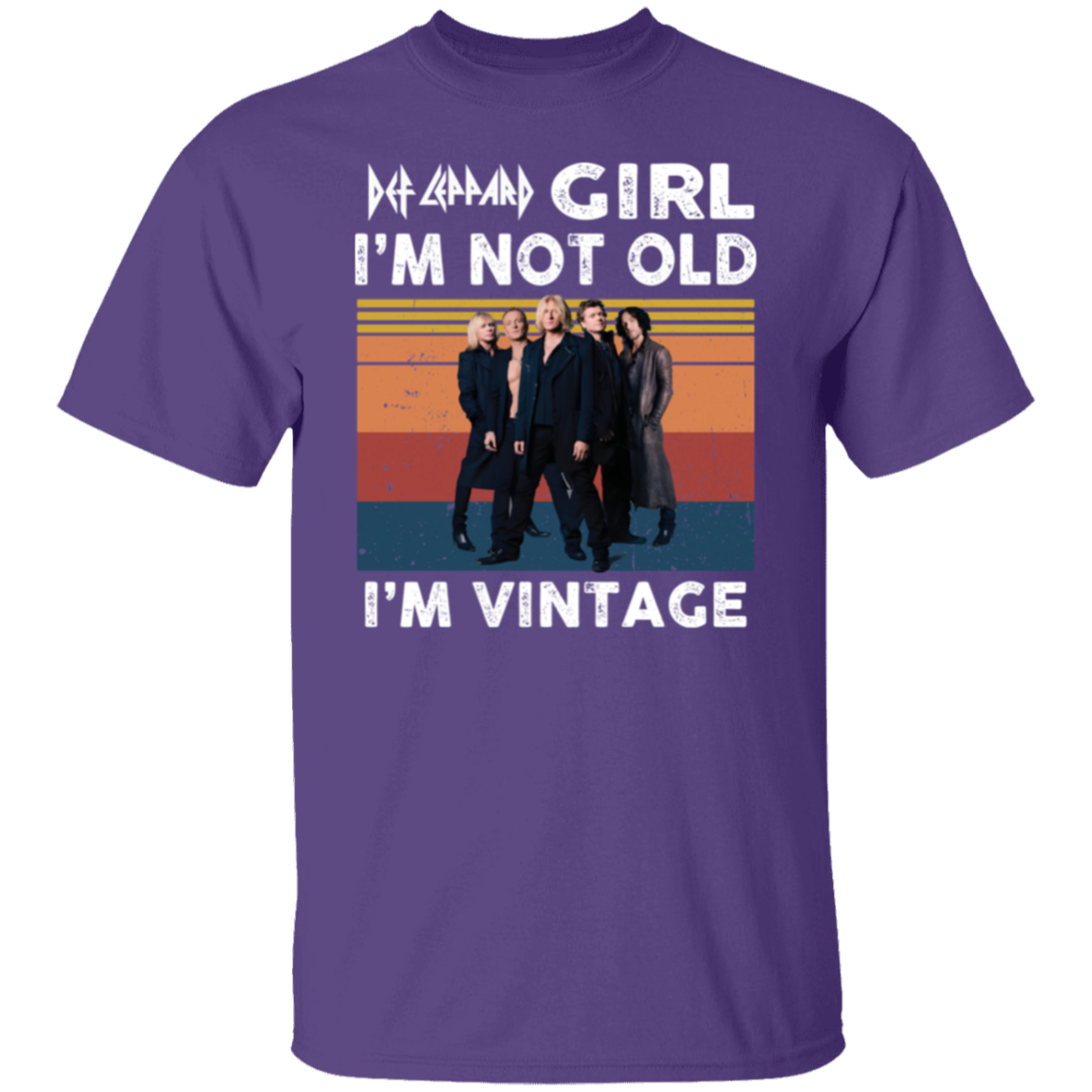 Def Leppard Lovers I’m Not Old I’m Vintage T-Shirt - leleart