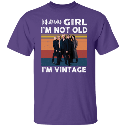 Def Leppard Lovers I’m Not Old I’m Vintage T-Shirt - leleart