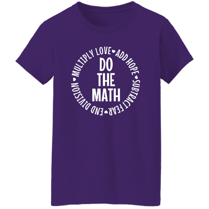 Do The Math Teacher Vintage T-Shirt - WOMAN