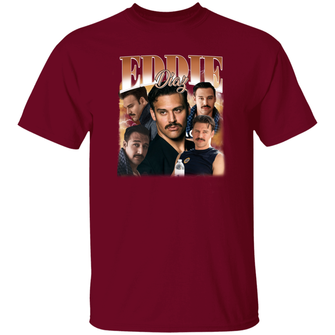 G500 5.3 oz. T-Shirt Eddie Diaz Bootleg Vintage T-Shirt -  ID08112405