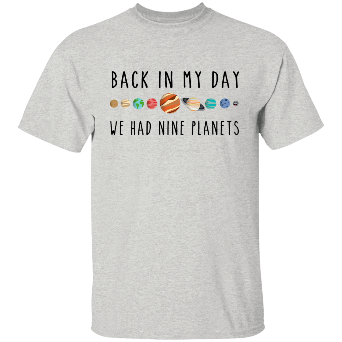 Back In My Day We Had Nine Planets Teacher Vintage T-Shirt - YOUTH