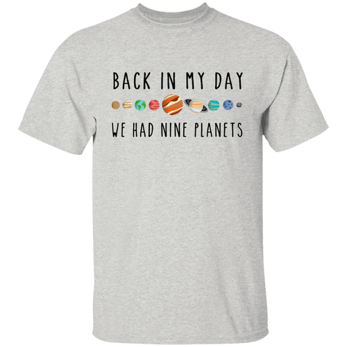 Back In My Day We Had Nine Planets Teacher Vintage T-Shirt - YOUTH