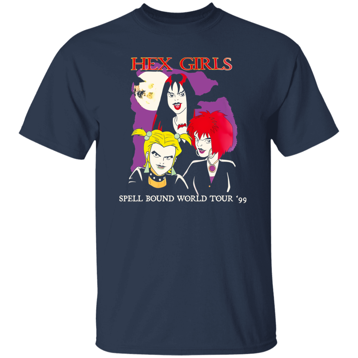 Hex Girls Spell Bound World Tour 99 Vintage T-Shirt