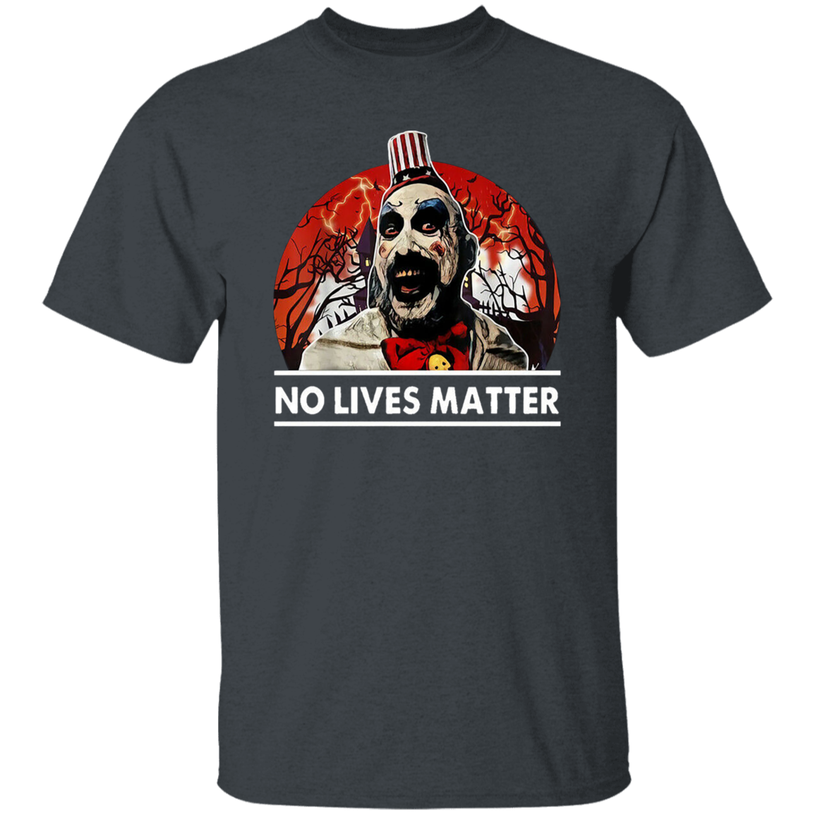 Captain Spaulding No Lives Matter Funny Halloween Costume Vintage T-Shirt - leleart