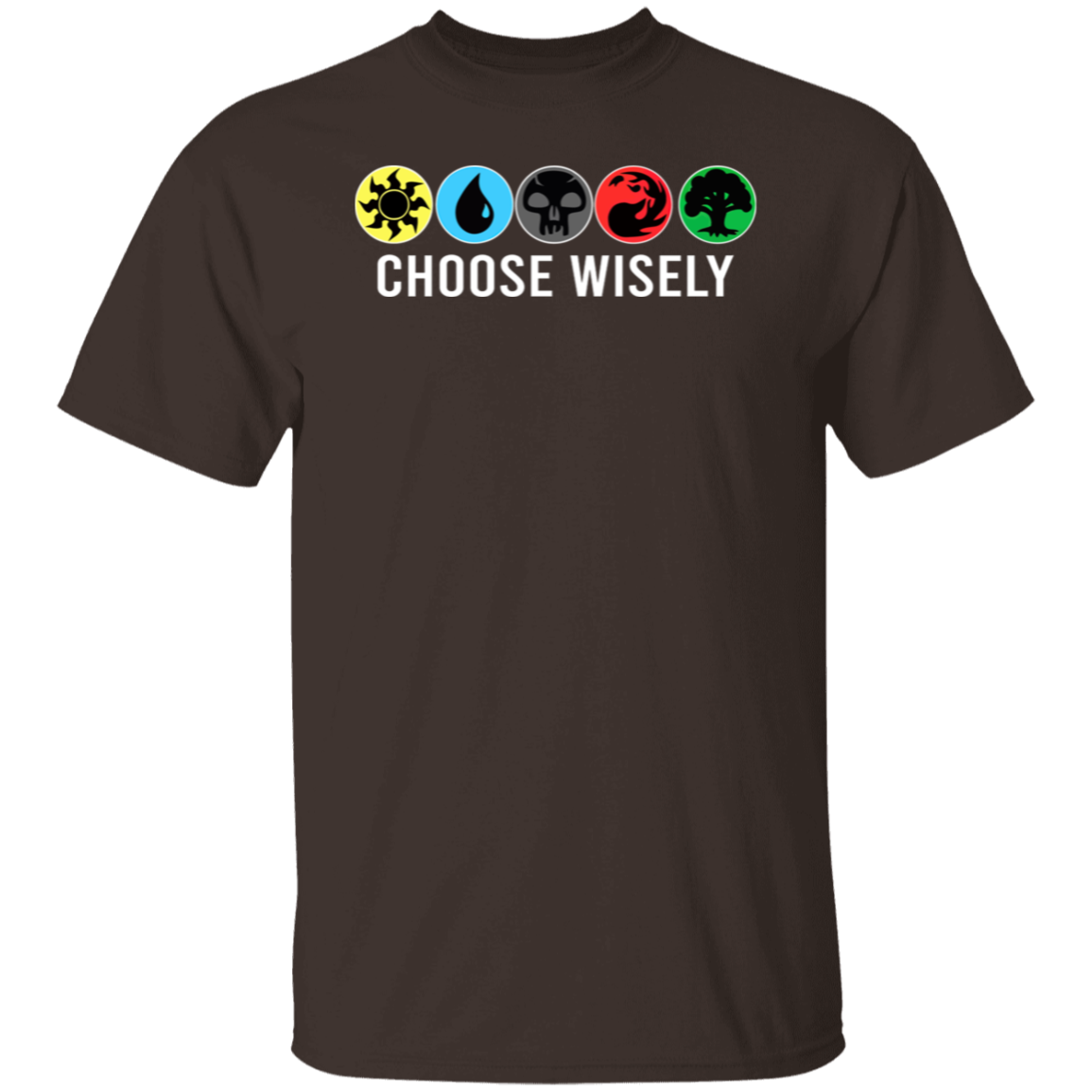 Symbols Men's Mana Wisely Short Tee Sleeve Choose Gathering Magic T-Shirt - leleart