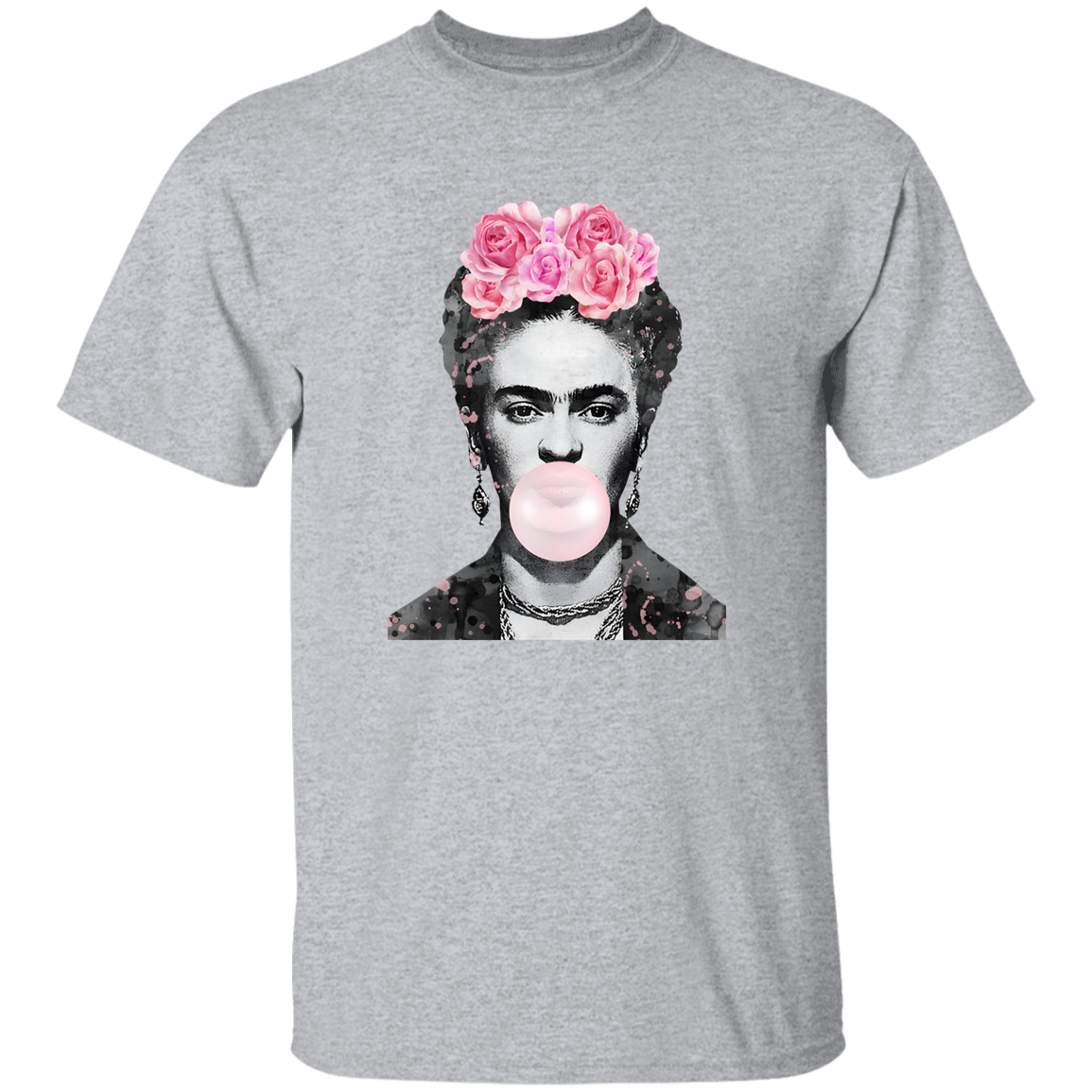 Frida Kahlo Bubble Gum Vintage  T-Shirt