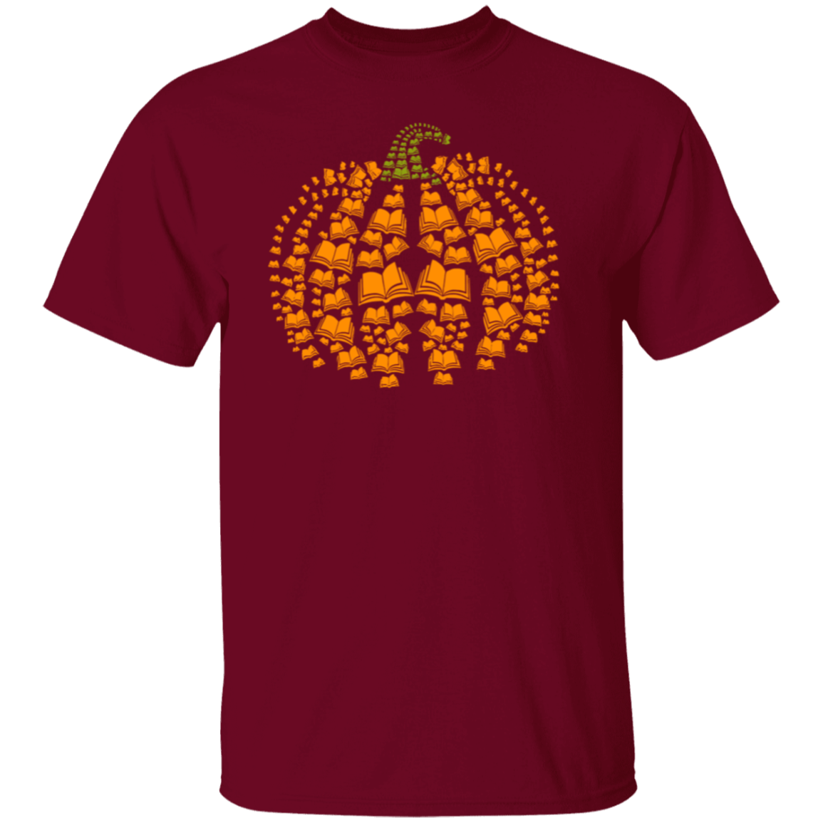 Halloween Pumpkins And Books Teacher T-Shirt - lapicta