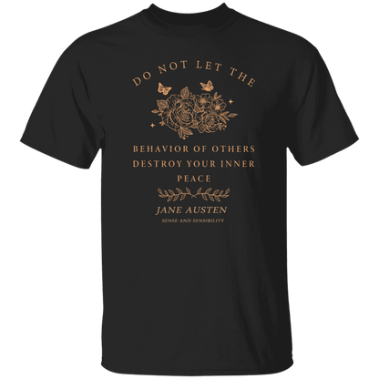Do Not Let The Behavior Of Others Destroy Your Inner Peace Funny Literature Teacher Vintage T-Shirt