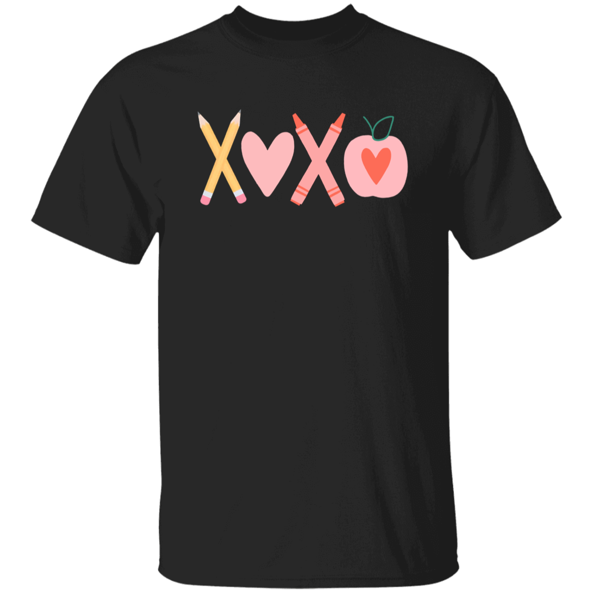 Pencil Crayon Apple Teacher  T-Shirt - lapicta