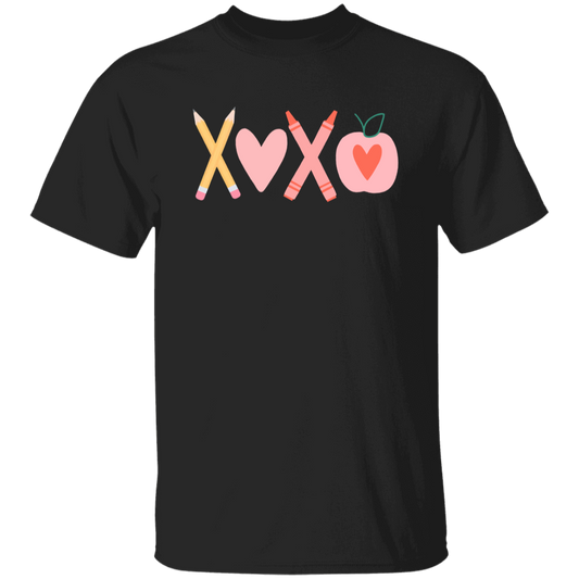 Pencil Crayon Apple Teacher  T-Shirt - lapicta