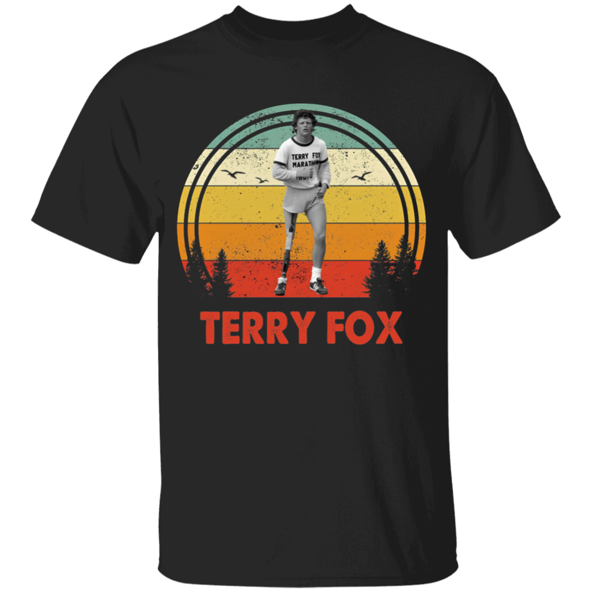 Terry Fox Vintage G500B Youth 5.3 oz 100% Cotton T-Shirt - pelyn - ID30072404