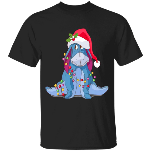 Eeyore Christmas Lights  Youth Shirt