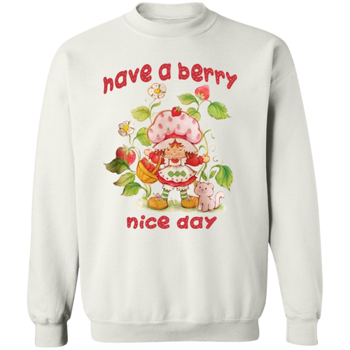 Have A Berry Nice Day Vintage Strawberry Sweatshirt