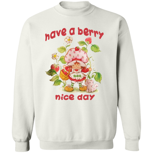 Have A Berry Nice Day Vintage Strawberry Sweatshirt