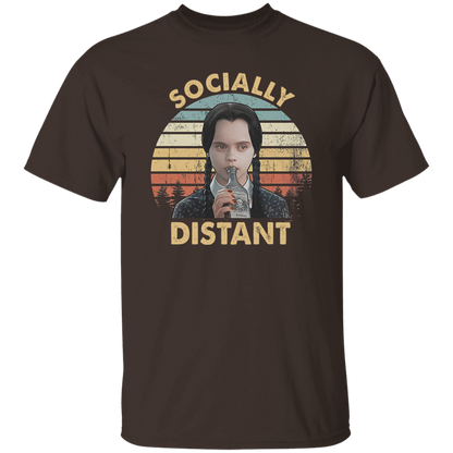 Socially Distant Funny Vintage T-Shirt
