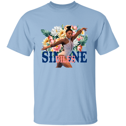 Simone Biles Floral Vintage T-Shirt - ID05082410