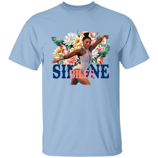 Simone Biles Floral Vintage T-Shirt - ID05082410